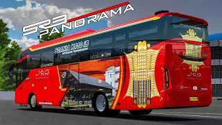 MOD BUSSID TERBARU MOD SR3 PANORAMA SPECIAL LIVERY JRG