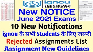 New Notice for June 2021 Exams || 10 New Notifications, Grade Card Update information By TIPS GURU