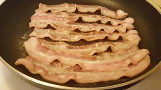 Bacon frying