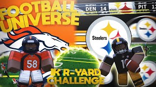 1,000 Rushing Yard **CHALLENGE** on ROBLOX Football Universe