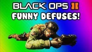 Black Ops 2 Ninja Defuse Montage 8 - Claymore, Tactical Insertion, Trap, Trickshot (Funny Moments)