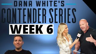 Dana White's Contender Series: Season 8, Week 6 Betting Breakdown