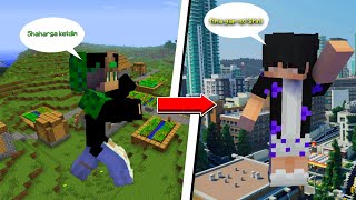 MINECRAFT/QISHLOQDAN SHAHARGA KO'CHIB KETDIM/ALIGARX VA MEN/3-QISM/UZBEKCHA VIDEO