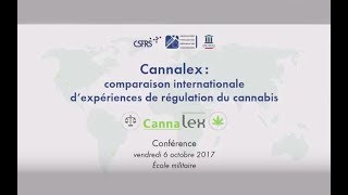 Conférence de restitution projet Cannalex 6 octobre 2017 - Interventions, questions, conclusion