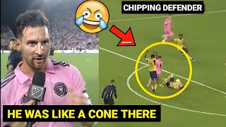 🤣Reaction on Messi Chip Ball over Salt Lake Player