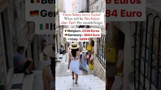 Jobs in Europe|How much Salary you can earn #youtubeshorts #jobsingermany