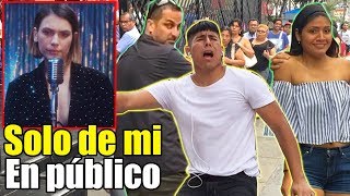 Bad Bunny - Solo De mi / Parodia CANTO en PÚBLICO