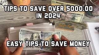 Tips to Save Money in 2024|HOW TO SAVE MONEY