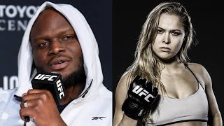 Derrick Lewis was asked about Ronda Rousey return. | UFC 291 Media Day |