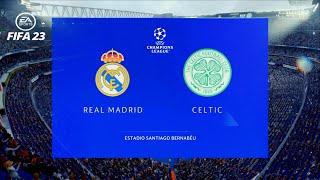 FIFA 23 - Real Madrid vs Celtic | UEFA Champions League 22/23 Group Stage Full Match PS4 Gameplay