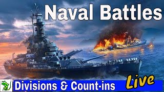 Naval Battles Live- World of Warships Legends - Divisions & Count Ins Fun - Live