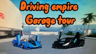 Roblox Driving empire garage tour