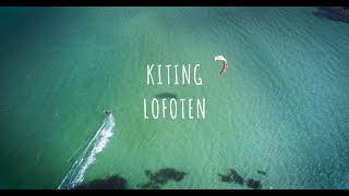 Kiting in Lofoten | Turquoise shallow waters and tall mountais