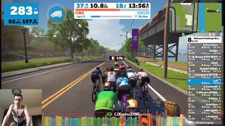 Richmond Challenge Race // Zwift Classic Cat A - Richmond UCI Worlds