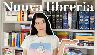 ORGANIZZO LA MIA NUOVA LIBRERIA + mini bookshelf tour