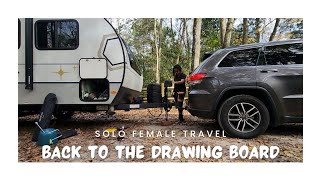 Full-Time Solo Female Vanlife in Travel Trailer | Back To The Drawing Board, They Tried To Scam Me