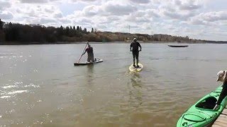 Hobie's Mirage Eclipse on the South Saskatchewan River