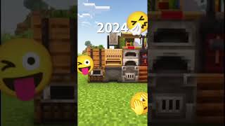 MINECRAFT 2024 VS 20 2014 | @DanasikI123_3 #tiktok #minecraft #shorts