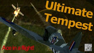 Ultimate Tempest | Ace in a flight - 5 kills in 2 sorties despite bombs  | Il-2 Great Battles in VR