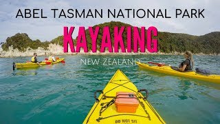 Kayaking in Abel Tasman National Park in New Zealand