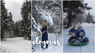 VLOGMAS *episode 1* ☃️УКРАШАЕМ КОМНАТУ К НГ, МНОГО СНЕГА, ПРОГУЛКИ ПО ЛЕСУ ❄