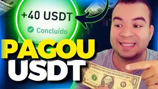 GANHE ATÉ $40,00 USDT POR DIA COM UM CLIQUE EM 23 SEGUNDOS! Como ganhar dinheiro na internet