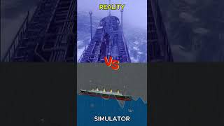 Reality Vs Simulator  #floatingsandbox #memes #cookingsandbox #titanic