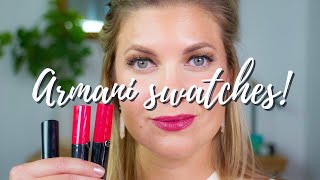 Armani Power Lip Swatches: Which color is your favorite?