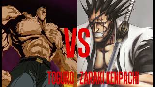 TOGURO  (MAIS NOVO) vs  ZARAKI KENPACHI  QUEM VENCE?