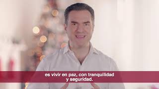 Adrián de la Garza, te desea una Feliz Navidad.