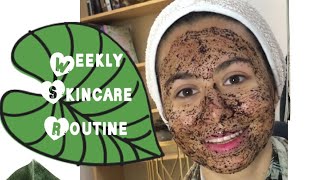 روتين البشرة الأسبوعي || weekly skincare routine