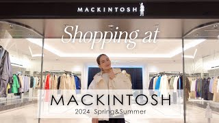 【2024Spring】MACKINTOSHで春のコート選び🌸