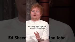 Ed Sheeran's gift to Elton John 😂 #edsheeran #eltonjohn #gift #funny #eminem