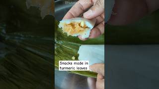 Turmeric leaves recipe #shorts #elaada #snacks