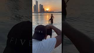 Sunset Photoshoot in Dubai BTS with Anouk Eman and Alfredo Padron