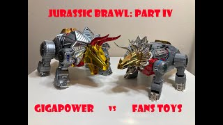 GIGAPOWER GRASSOR vs FANS TOYS SCORIA [JURASSIC BRAWL: PART IV]: FINCH COMPARES