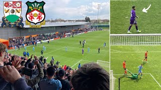 BARNET v WREXHAM AFC *VLOG* | PARKINSON RED CARD, PYROS & 1,800 AWAY FANS!