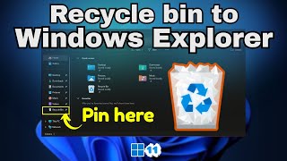 Pin RECYCLE BIN to Quick Access Like a PRO!