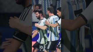 ARGENTINA & MESSI| FC24 [4K60]  #football #soccer #shorts #short #fifa