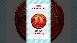 India 1 Paisa Coin (1957) | Indian Currency || United Joy