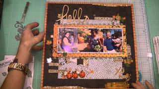 'Hello Pumpkin' Layout Share for Diemond DIes  12-1-15