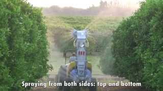 Martignani Electrostatic Agricultural Sprayer - Demo on Citrus Crops