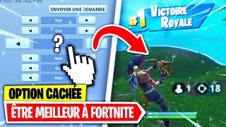 COMMENT DEVENIR MEILLEUR grâce à cette OPTION SECRÈTE  sur FORTNITE BATTLE ROYALE !!