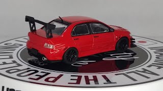 CM MODEL 1/64 Mitsubishi Lancer Evolution IX Red // Tall spoiler variation