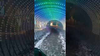 beautiful light tunnel Christmas 2023 #owensound #festivaloflights #christmas2023