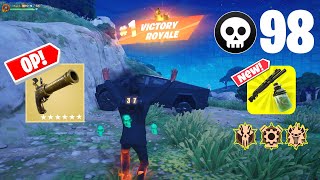 98 Elimination Solo Vs Squads "Zero Build" Gameplay Wins (Fortnite Chapter 5 Season 3)