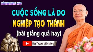 Cuộc sống của mỗi người là do nghiệp tạo thành - Hòa Thượng Viên Minh