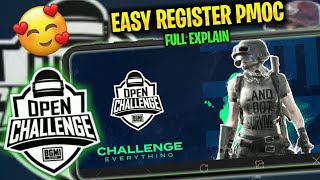 how to register BGMI OPEN CHALLENGE.EGISTRATION step by step in hindi ||BGOC ojha g