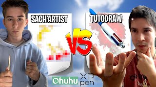 @TutoDraw  VS @sachartist  ! Le grand tournoi des Artistes, Manche 1