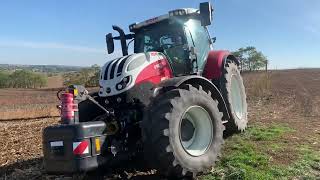 Steyr 6165ImpulsCVT-Vaderstad carrier XL